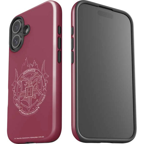 Wizarding Worlds Harry Potter Hogwarts Crest iPhone 16 Impact Case